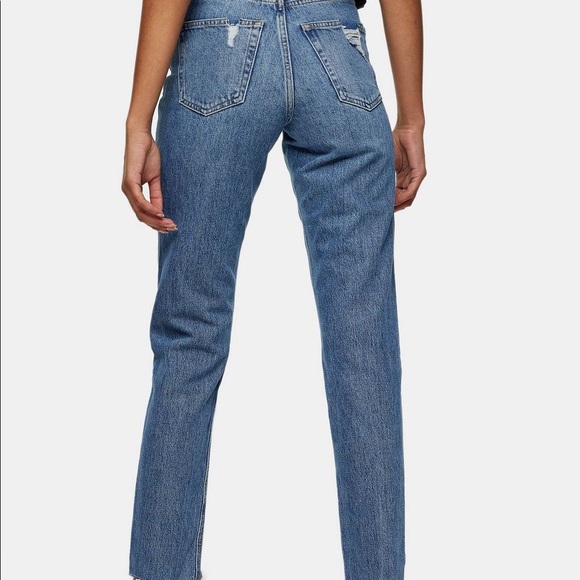NWOT Topshop Mom Jeans - Picture 4 of 12